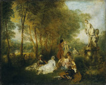Watteau, Das Liebesfest von klassik art