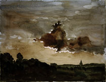 Ch. F.Daubigny, Sonnenuntergang von klassik art