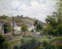 Pissarro/ Dorf bei Pontoise / 1873 by klassik art