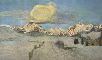 G.Segantini,Tod (Alpen Triptychon) by klassik art