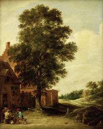 D.Teniers d.J., Wirtshaus unter Linde von klassik art