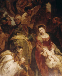 P.P. Rubens, Anbetung der Koenige by klassik art