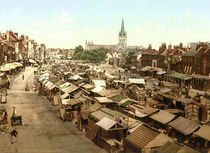 Yarmouth, Markt / Photochrom by klassik art