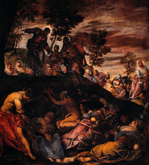 Tintoretto, Wunderbare Brotvermehrung by klassik art