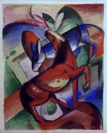 Franz Marc, Pferd und Esel by klassik art