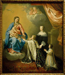 Ludwig XIV. Muttergottes / de Champaigne von klassik art