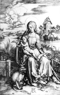 Duerer, Maria mit der Meerkatze von klassik art