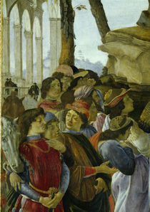 Botticelli, Anbetung Koenige, Ausschn. von klassik art