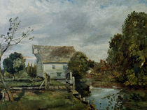 Constable, Muehle am Flusse Stour von klassik art