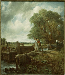 John Constable, Die Schleuse by klassik art