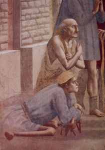 Masaccio, Petrus heilt.., Ausschnitt von klassik art