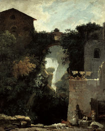 J.H.Fragonard, Wasserfaelle bei Tivoli von klassik art