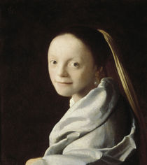 Vermeer/ Maedchenkopf (New York) by klassik art