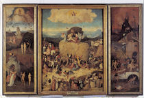 H.Bosch, Der Heuwagen / Triptychon von klassik art