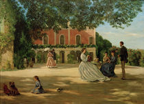 F.Bazille, Terrasse in Meric by klassik art