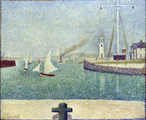 Georges Seurat, Entree du port de Honfl. by klassik art