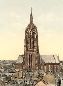 Frankfurt a.M., Dom / Photochrom by klassik art