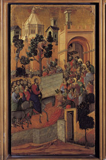 Duccio, Einzug in Jerusalem von klassik art