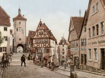 Rothenburg o.d.Tauber,Ploenlein/Photochr. von klassik art