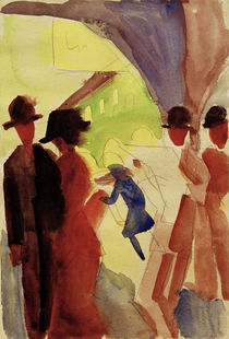 A.Macke, Unter den Lauben in Thun I by klassik art