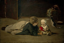 M.Liebermann, Spielende Kinder   Studie by klassik art