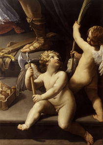 G.Reni, Putti mit Beil und Palme by klassik art