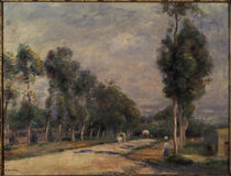 Renoir/Strasse bei Louveciennes/1895 von klassik art