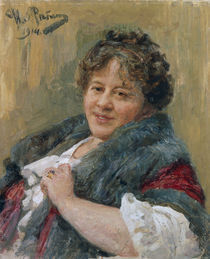 T.L.Schtschepkina Kupernik / Repin 1914 von klassik art