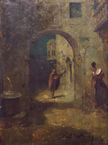 C.Spitzweg, Solo Staendchen von klassik art