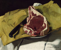 F.Vallotton, Stilleben: Ein Entrecote.. by klassik art