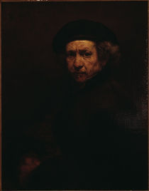 Rembrandt, Selbstbildnis 1659 von klassik art