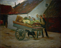 M.Liebermann, Gemuesekarren von klassik art