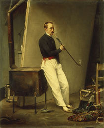 Horace Vernet, Selbstbildnis by klassik art