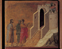 Duccio, Gang nach Emmaus von klassik art