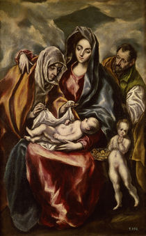 El Greco, Heilige Familie by klassik art