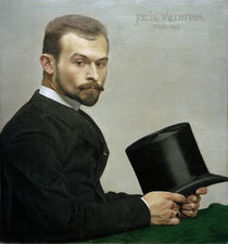 Felix Jasinski / Gemaelde v.F.Vallotton by klassik art