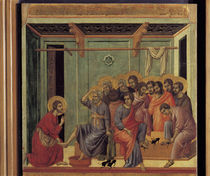 Duccio, Fusswaschung von klassik art