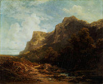 Spitzweg/Bayr.Gebirgslandschaft/um 1870 von klassik art