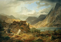 A. Achenbach, norweg. Gebirgslandschaft by klassik art