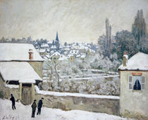 Alfred Sisley, Winter in Louveciennes by klassik art