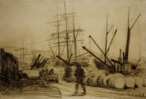G.Courbet, Der Hafen von Ostende von klassik art