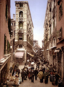 Venedig, Ponte di Rialto / Photochrom von klassik art