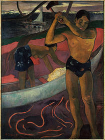 P.Gauguin, Der Holzhacker aus Pia by klassik art