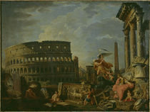 G.P.Pannini, Ruinen mit Kolosseum von klassik art