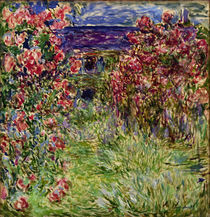 Claude Monet, Haus in den Rosen von klassik art