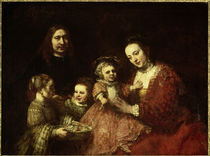 Rembrandt, Familienbildnis / 1668 von klassik art