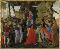 Sandro Botticelli, Anbetung der Koenige by klassik art