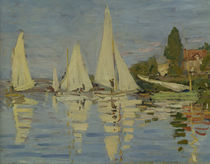 C.Monet, Regates a Argenteuil (Ausschn.) by klassik art
