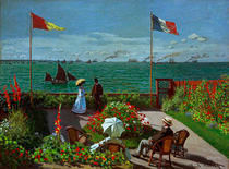 Claude Monet, Garten in Sainte von klassik art