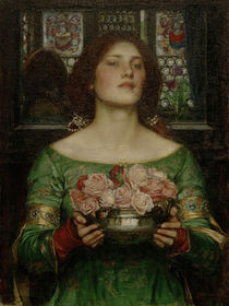 J.W.Waterhouse, Gather Ye Rosebuds... by klassik art